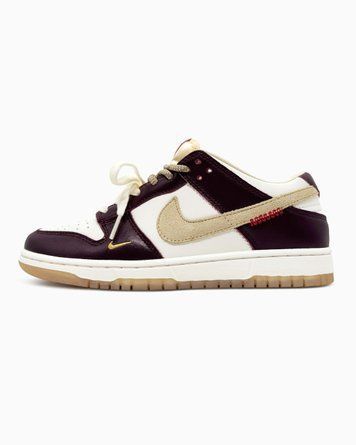 Nike Dunk LX White Maroon nk-22489-36 фото