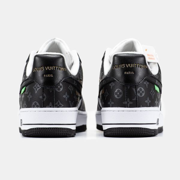Nike Air Force 1 Low By Virgil Abloh White Black x Louis Vuitton nk-14893-37 фото
