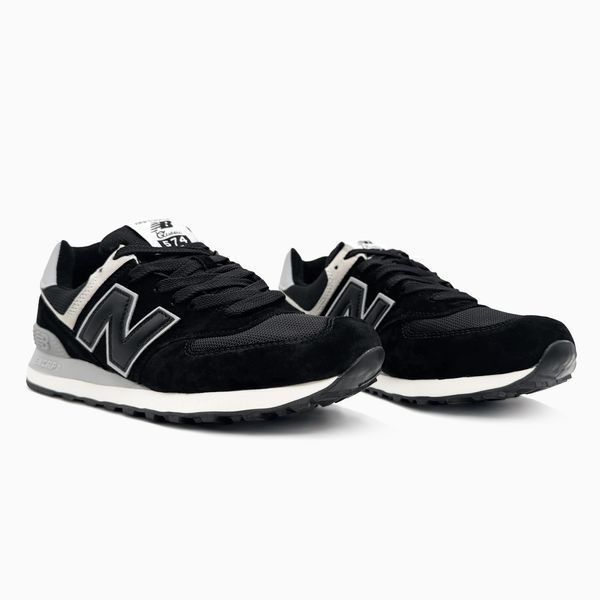 New Balance 574 Black Grey nb-21238-41 фото