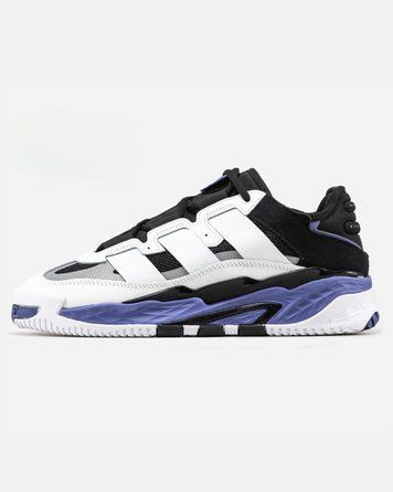 Adidas Niteball White Black Violet ad-11148-42 фото