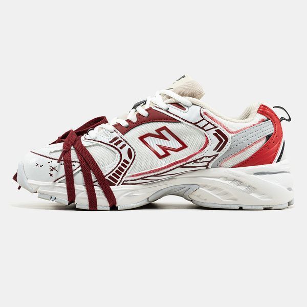 New Balance 530 Custom White Red nb-23401-36 фото