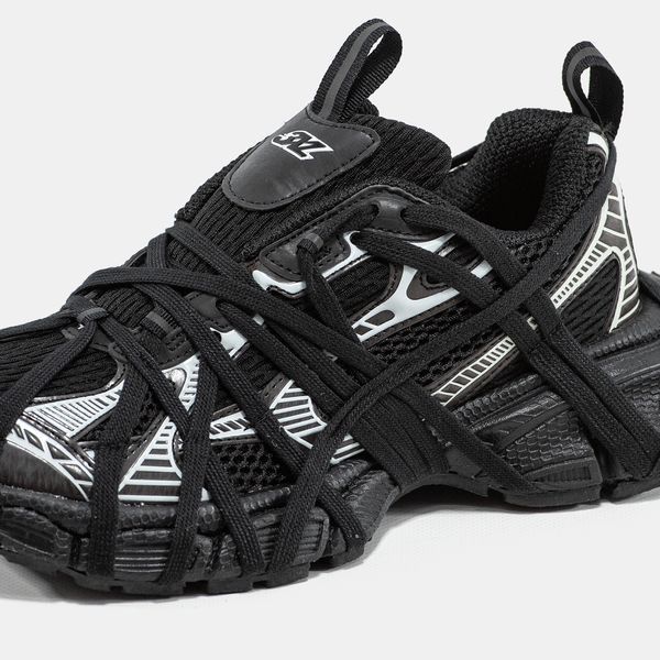 Balenciaga 3XL Extreme Lace Black Silver bg-21553-37 фото