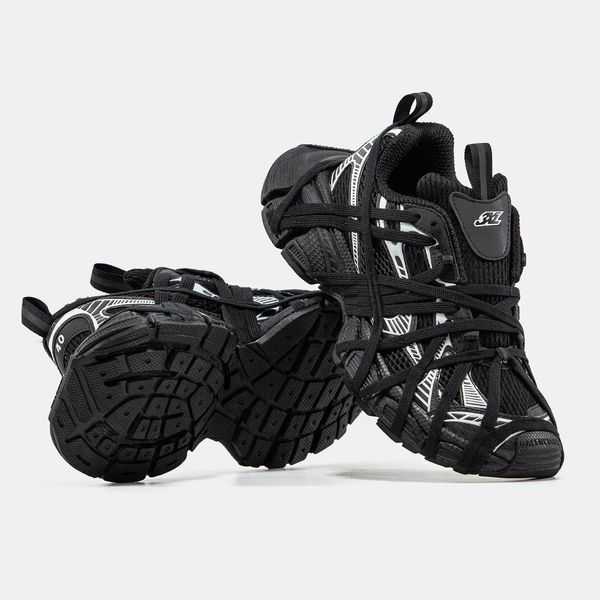 Balenciaga 3XL Extreme Lace Black Silver bg-21553-37 фото