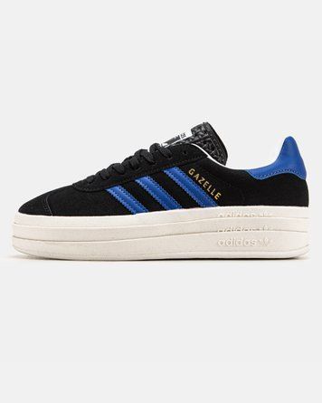 Adidas Gazelle Bold Platform Black Lucid Blue ad-11657-39 фото