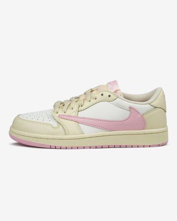 Nike Air Jorgan 1 Low x Travis Scott Shy Pink jd-26301-36 фото