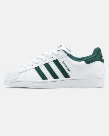 Adidas Superstar White Green ad-17453-36 фото