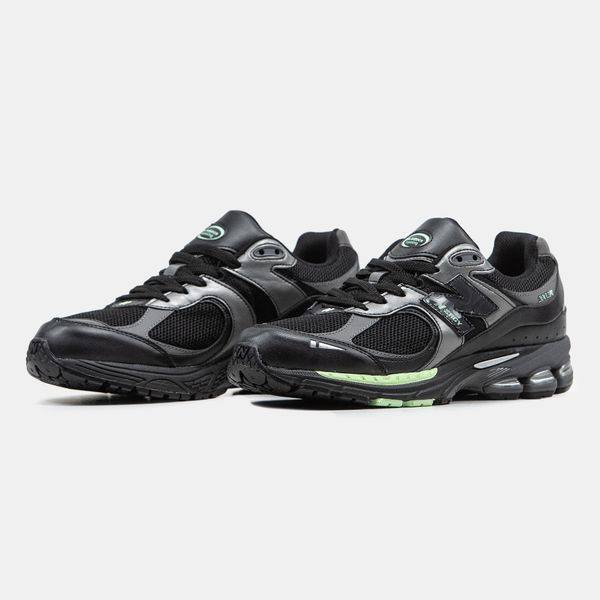 New Balance 2002R Black Silver Green nb-09450-41 фото
