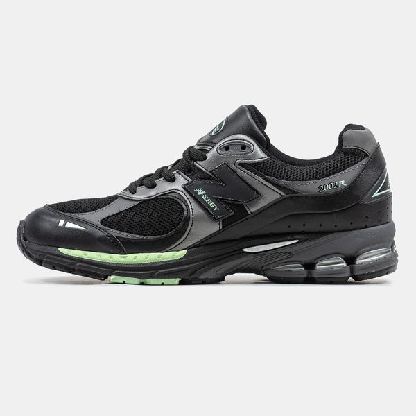 New Balance 2002R Black Silver Green nb-09450-41 фото