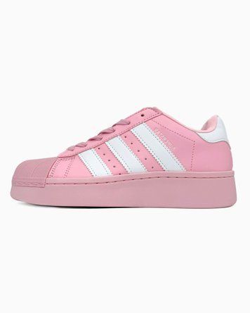 Adids Superstar Platform Pink White ad-17609-36 фото