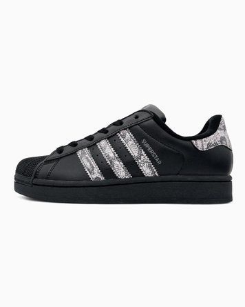 Adidas Superstar II Black Snakeskin ad-23880-36 фото