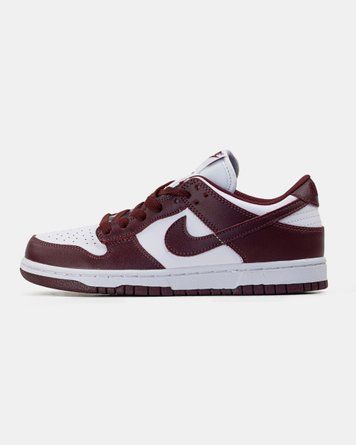 Nike Dunk Low Team Red Bordo White nk-09071-36 фото