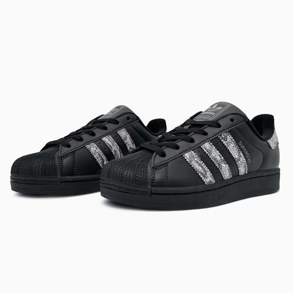 Adidas Superstar II Black Snakeskin ad-23880-36 фото