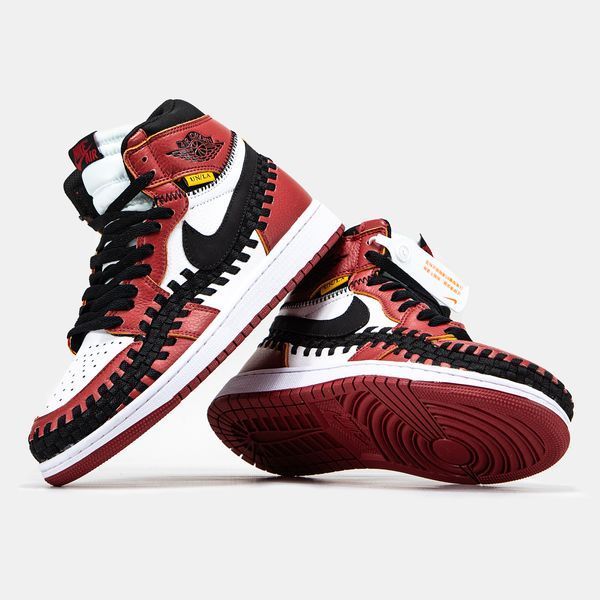 Nike Air Jordan 1 Retro x Union L.A Red Black White jd-14812-41 фото