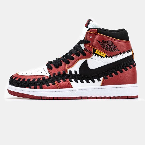Nike Air Jordan 1 Retro x Union L.A Red Black White jd-14812-41 фото