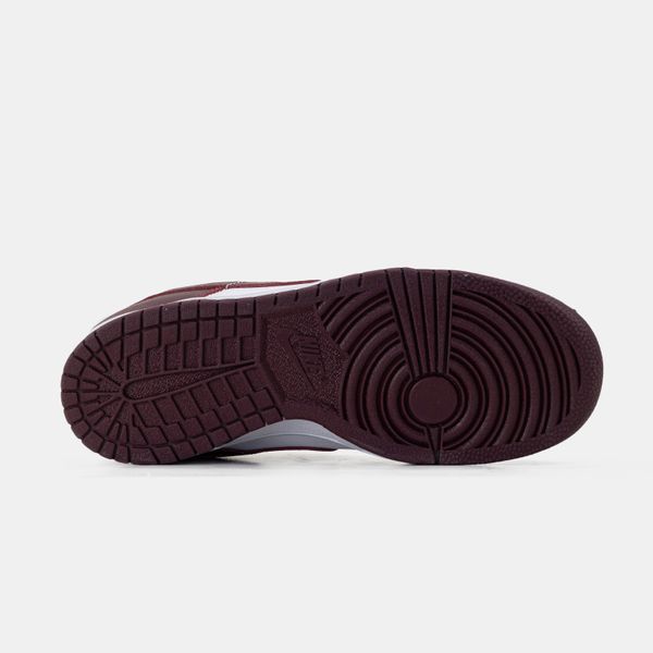 Nike Dunk Low Team Red Bordo White nk-09071-36 фото
