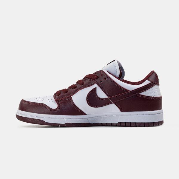 Nike Dunk Low Team Red Bordo White nk-09071-36 фото