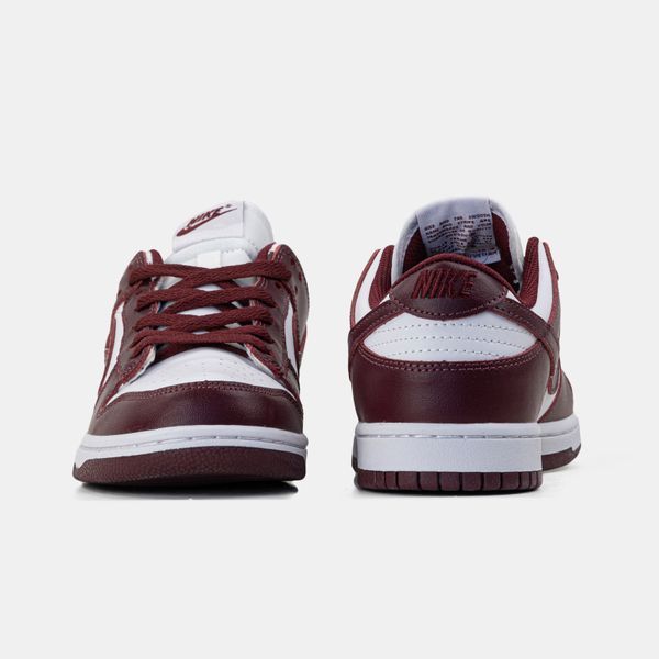 Nike Dunk Low Team Red Bordo White nk-09071-36 фото