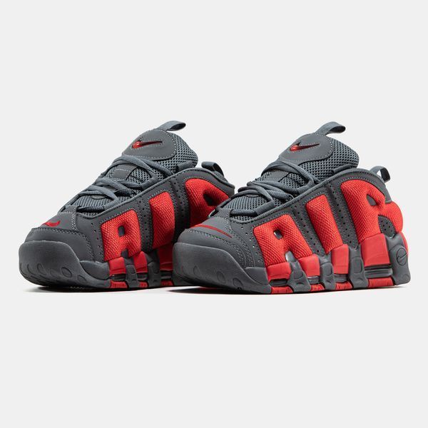 Nike Air More Uptempo Low Dark Grey Light Crimson nk-22448-40 фото