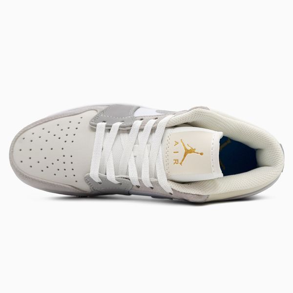 Nike Air Jordan 1 Low Grey White Blue jd-04600-36 фото