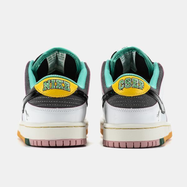 Nike SB Dunk Low x CSEF White Black nk-22071-36 фото