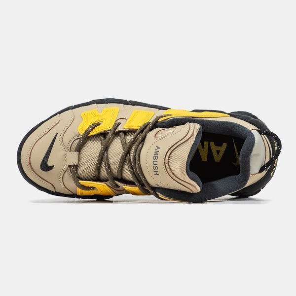 Nike Air More Uptempo x AMBUSH Beige Yellow Black nk-13762-40 фото