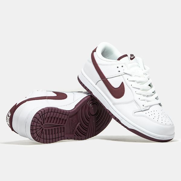 Nike SB Dunk Low White Bordo nk-12951-40 фото
