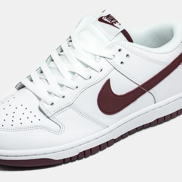 Nike SB Dunk Low White Bordo nk-12951-40 фото