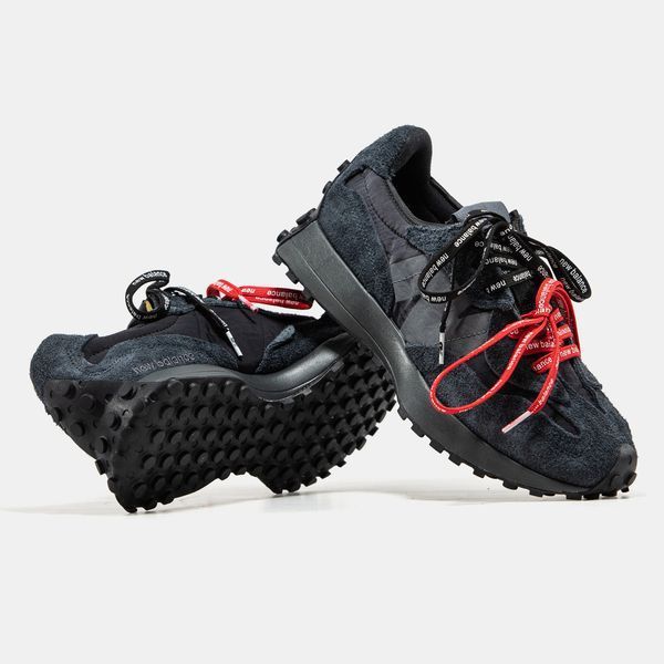 New Balance 327 Double Laces Black Grey nb-22575-37 фото