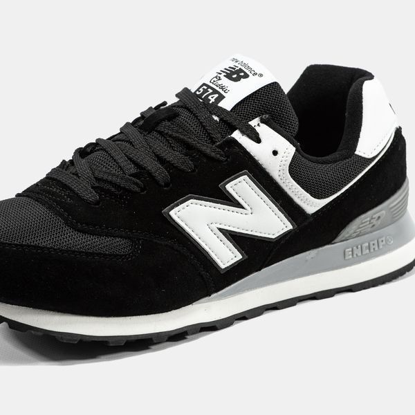 New Balance 574 Black White nb-25767-41 фото