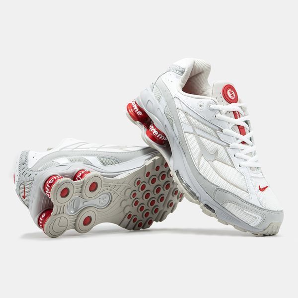 Nike Shox Ride 2 SP x Supreme White Red nk-10702-36 фото