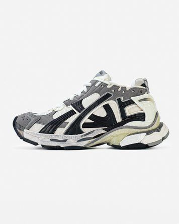 Balenciaga Runner White Black Grey bg-24607-37 фото