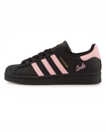 Adidas Superstar Smile Core Black Pink Foam ad-18111-36 фото