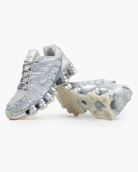 Nike Shox TL White Silver nk-08761-40 фото