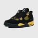 Nike Air Jordan 4 Retro Thunder Black Yellow jd-10061-36 фото 2