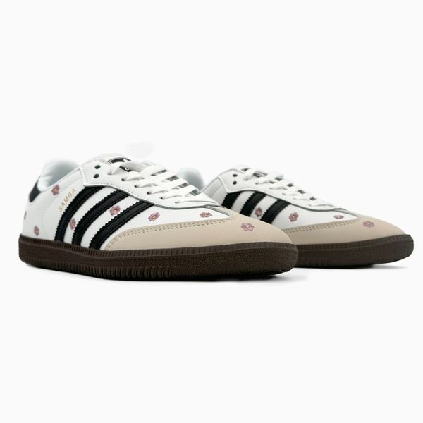 Adidas Samba White Floral Embroidery ad-17850-36 фото