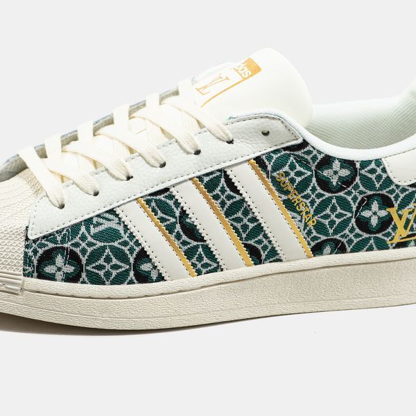 Adidas Superstar x Louis Vuitton Cream Green ad-23308-42 фото
