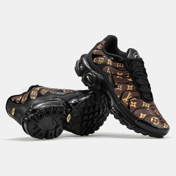 Nike Air Max TN Plus x Louis Vuitton Black Brown nk-19657-41 фото