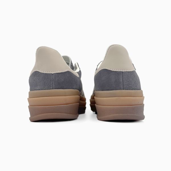 Adidas Gazelle Bold Grey Beige White Gum ad-17052-37 фото