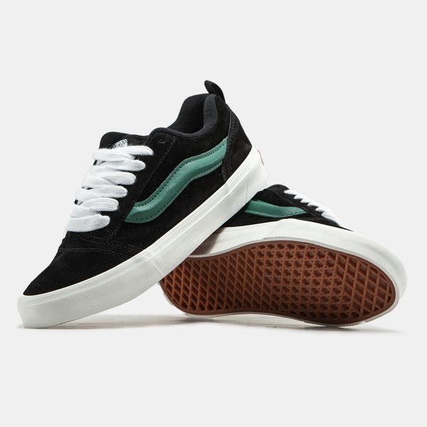 Vans KNU Skool Black Green vs-16345-42 фото
