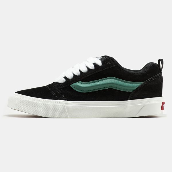 Vans KNU Skool Black Green vs-16345-42 фото