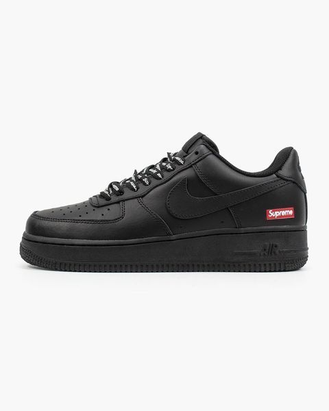 Nike Air Force 1 Low x Supreme Black Red nk-04725-37 фото