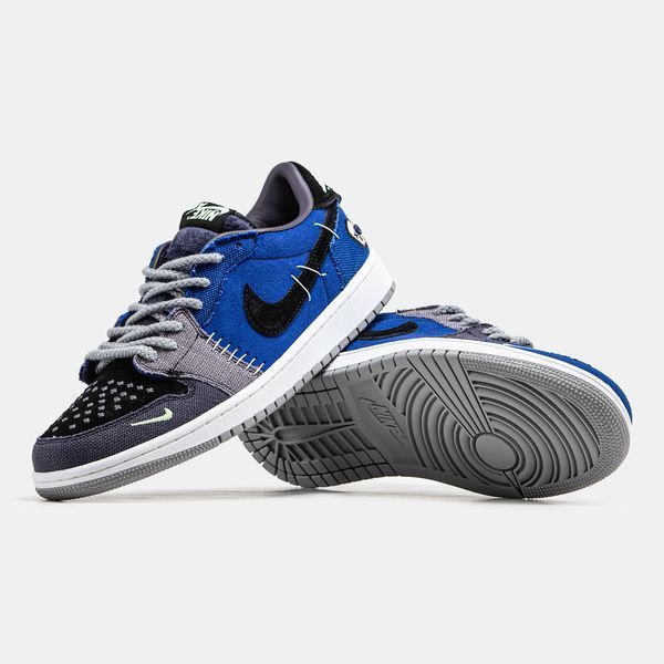 Nike Air Jordan 1 Low Voodoo Alternate Blue Black jd-14873-36 фото
