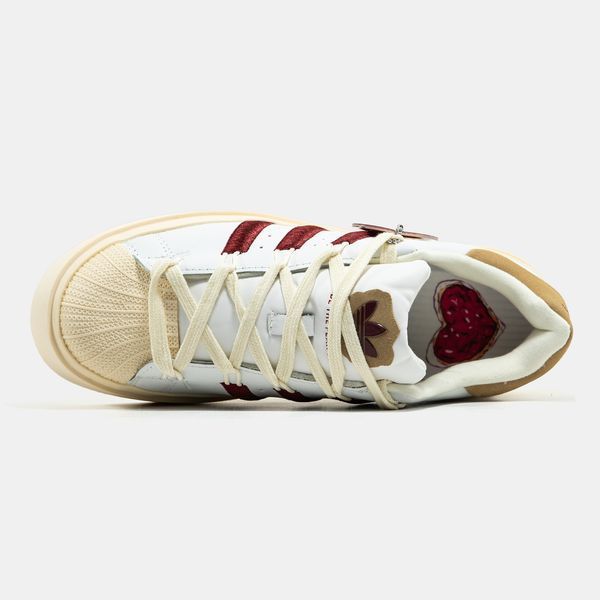 Adidas Superstar Platform Bonega White Red Cream ad-13184-38 фото