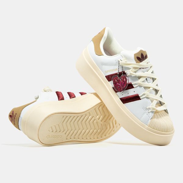 Adidas Superstar Platform Bonega White Red Cream ad-13184-38 фото