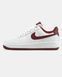 Nike Air Force 1 Low White Bugrundy nk-23988-41 фото 1