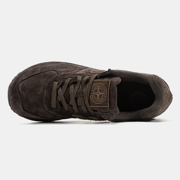 New Balance 574 x Stone Island Ghost Pack Dark Brown nb-24482-40 фото
