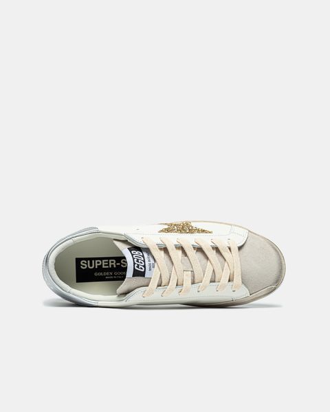 Golden Goose Super-Star Sneakers With Golden Glitter gg-26610-36 фото
