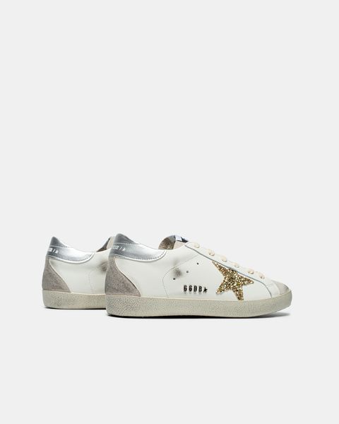 Golden Goose Super-Star Sneakers With Golden Glitter gg-26610-36 фото