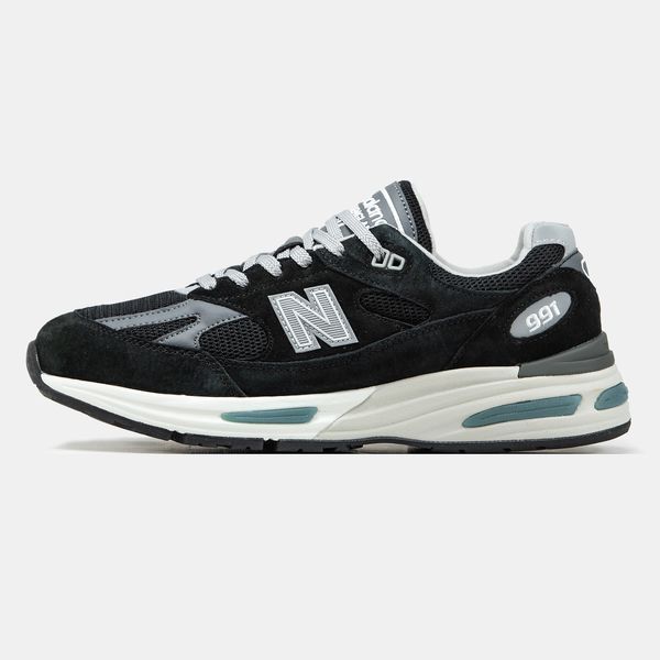 New Balance 991 v2 Black Grey nb-18689-41 фото
