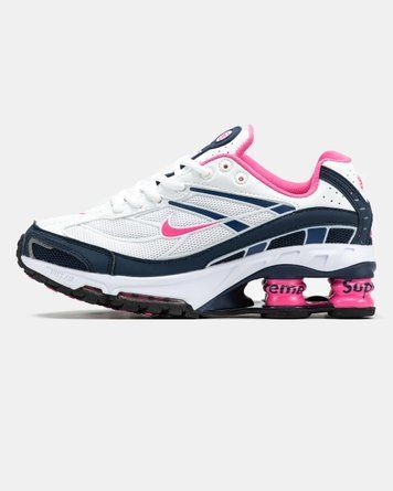 Nike Shox Ride 2 SP x Supreme White Blue Pink nk-20047-37 фото